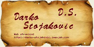 Darko Stojaković vizit kartica